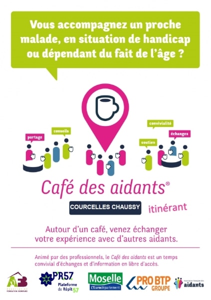 Reprise du Café des aidants itinérant à Courcelles-Chaussy !